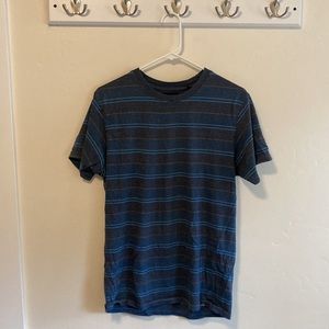 Prana Medium T Shirt Blue Striped